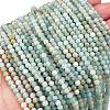 Natural Flower Amazonite Beads Strands G-M438-A08-01-1
