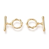 Brass Toggle Clasps KK-F820-05G-1