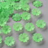 Transparent Frosted Acrylic Bead Caps MACR-S371-04A-733-1