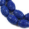 Synthetic Coral Carved Beads Strands CORA-M001-13-3