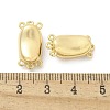 Brass Box Clasps KK-Z083-21G-3