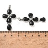 Natural Obsidian Pendants GG-CBA9F30-02P-15-3