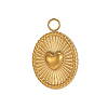 304 Stainless Steel Pendants STAS-OY011-55G-1