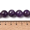 Natural Chevron Amethyst Beads Strands G-S033-7