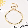 304 Stainless Steel Multi-layer Bracelets BJEW-T022-13G-1