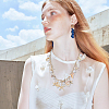 2Pcs Summer Beach Natural Shell & Resin Imitation Pearl Waist Chains AJEW-UN0002-13-5