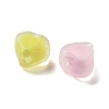 Frosted Transparent Acrylic Beads X-OACR-A032-22-2