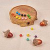 Dyed Eco-Friendly Wood Beads Sets WOOD-PH0003-01-8