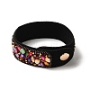 Faux Suede Snap Cord Bracelet BJEW-F428-05-4