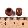 Synthetic Goldstone Beads G-T092-10mm-14-3