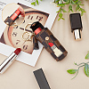 PU Leather Lipstick Holder Keychains AJEW-WH0248-226A-3