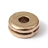Disc Tibetan Style Alloy Spacer Beads PALLOY-ZN60102-RS-1