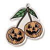 Halloween Theme Opaque Acrylic Pendants SACR-Z004-01B-1