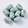 Plating Acrylic Beads OACR-S029-109-1