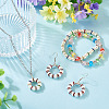30Pcs 2 Colors Brass Rhinestone Spacer Beads RB-TA0001-29J-4