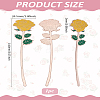 1Pc Alloy Enamel Bookmarks AJEW-LP0004-87B-2