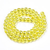 Electroplate Transparent Glass Beads Strands LS-GLAA-T032-T6mm-AB12-3