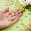 16Pcs Brass Cubic Zirconia Charms KK-DC0004-71-3