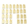26Pcs Brass Pendants KK-H206-10G-1