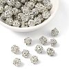 Brass Rhinestone Beads LS-RB-A019-8mm-01S-1