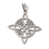 Non-Tarnish 304 Stainless Steel Pendants STAS-U010-16P-1