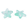 Transparent Spray Painted Glass Beads LS-X-GLAA-N035-027-C01-3