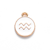 Alloy Enamel Pendants X-ENAM-S124-01A-04J-2