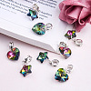 Yilisi 48Pcs 2 Styles Large Hole Alloy European Dangle Charms FIND-YS0001-01-4