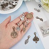 ARRICRAFT 12 Sets 2 Style Autumn Alloy Pendants Decorations Set HJEW-AR0001-14-3