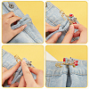 10Pcs 5 Color Baby Clothes & Milk Bottle & Pram Alloy Enamel Charm Safety Pin Brooches JEWB-AB00010-4