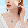 DIY Brass Dangle Earring & Iron Chain Necklaces & Alloy Bangle Making Kits SJEW-UN00001-5