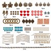 SUNNYCLUE 169 Pieces DIY Retro Flower Themed Earrings Making Kits DIY-SC0015-92-2