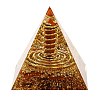 Orgonite Pyramid Resin Energy Generators DJEW-C019-01B-1