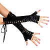 Polyamide Long Fingerless Gloves for Bride AJEW-CN0007-19-7