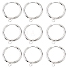 201 Stainless Steel Huggie Hoop Earring Findings STAS-P283-01I-S-2