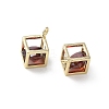Brass Micro Pave Cubic Zirconia Pendants KK-A299-23G-05-2