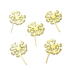 5Pcs 201 Stainless Steel Pendants STAS-YW0003-02G-1