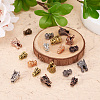 24 Pcs 12 Styles Tibetan Style Alloy Beads FIND-TA0001-32-5