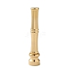 Golden Tone Brass Wax Seal Stamp Head with Bamboo Stick Shaped Handle LS-STAM-K001-05G-G-3