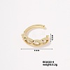 Zircon Earrings Fashionable Delicate Geometric Ear Jewelry XY3247-4-1