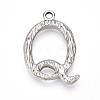 304 Stainless Steel Pendants STAS-N117-01P-Q-1