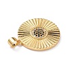 Brass Micro Pave Cubic Zirconia Pendants ZIRC-L100-054G-3