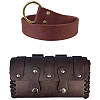 Leather Waist Bag and Belt Set AJEW-CL0003-58A-7