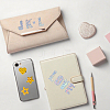 12 Sheets 2 Colors Paper Self-Adhesive Stickers DIY-GA0009-64-4