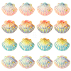 40Pcs 4 Colors Opaque Resin Cabochons CRES-SC0003-11-1