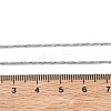 1.2MM 304 Stainless Steel Boston Link Chain Necklaces NJEW-D328-01P-01-3
