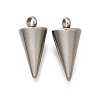 201 Stainless Steel Pendants STAS-F311-05P-03-1