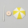 Plastic Beach Umbrella Miniature Display Decorations KY-WH0036-140C-2