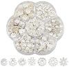 800Pcs 7 Styles Iron Bead Caps IFIN-PA0001-09S-1