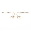 Brass Earring Hooks X-KK-L198-001G-1